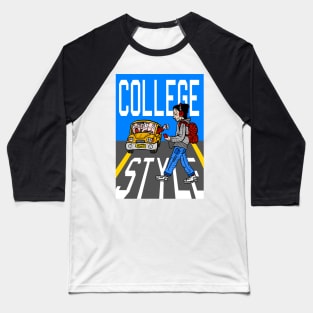 college style. broke school students fear no death. Baseball T-Shirt